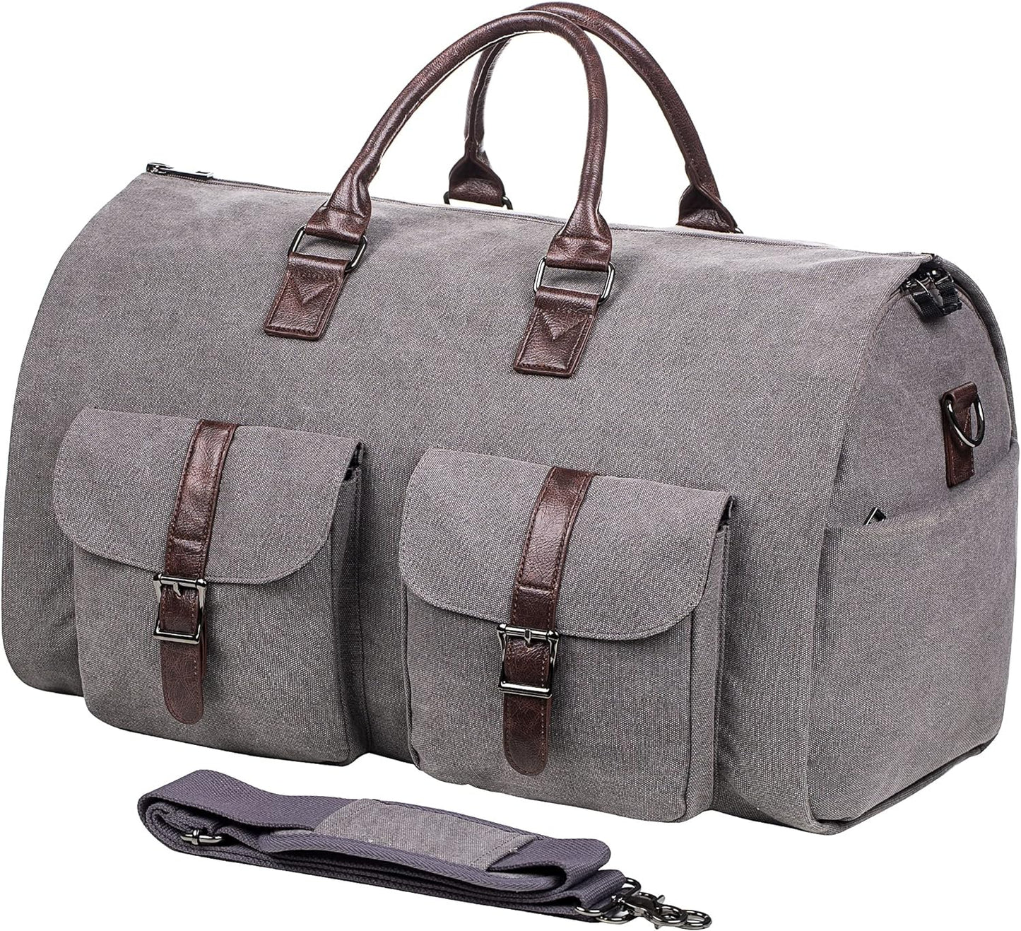 Versatile 2-in-1 Convertible Travel Garment Bag and Duffel for Men and Women - Perfect for Business and Leisure Travel