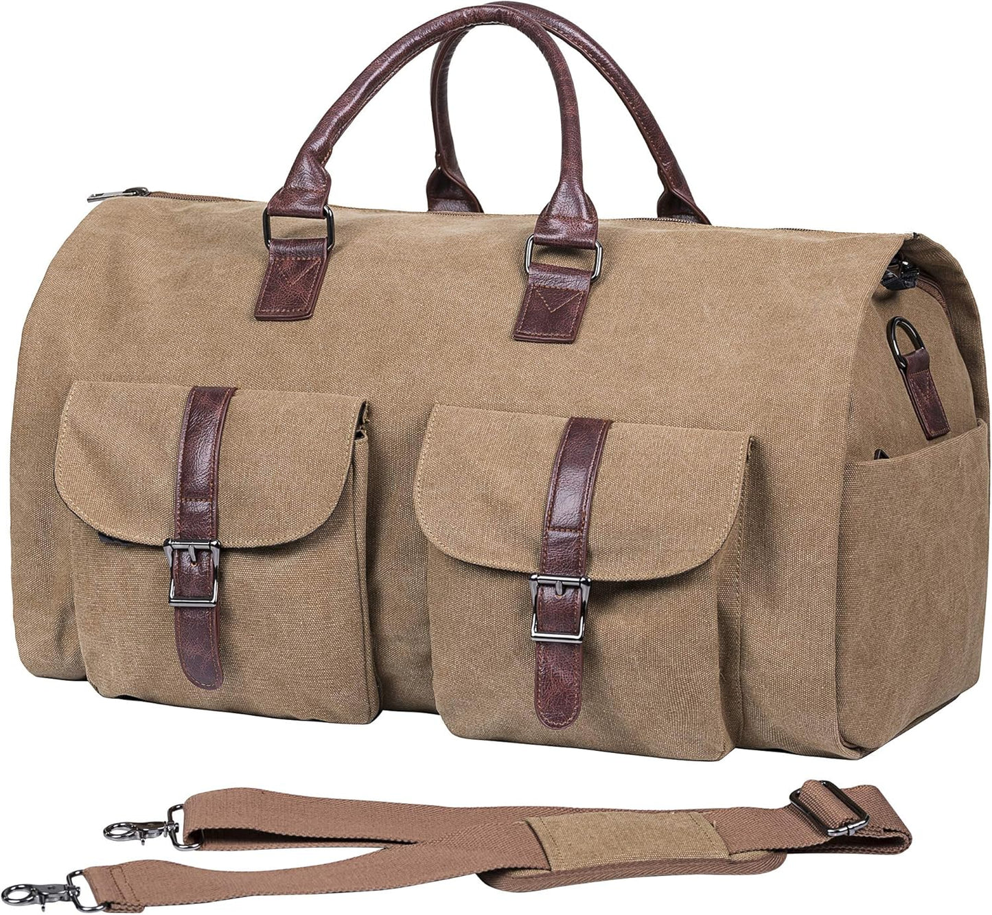 Versatile 2-in-1 Convertible Travel Garment Bag and Duffel for Men and Women - Perfect for Business and Leisure Travel