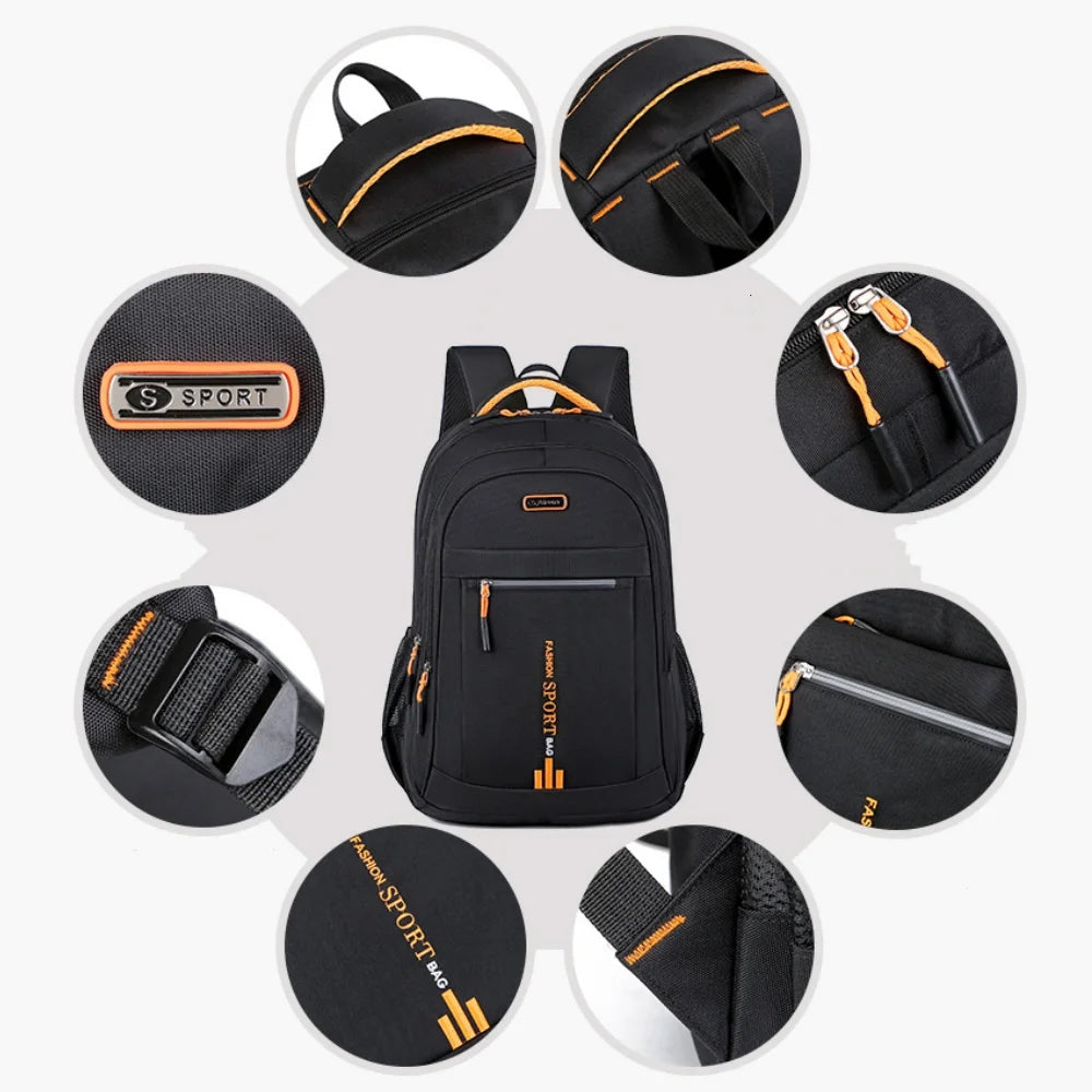 Travel Laptop Backpack for Men and Women Fits 15.6" Laptop, Black