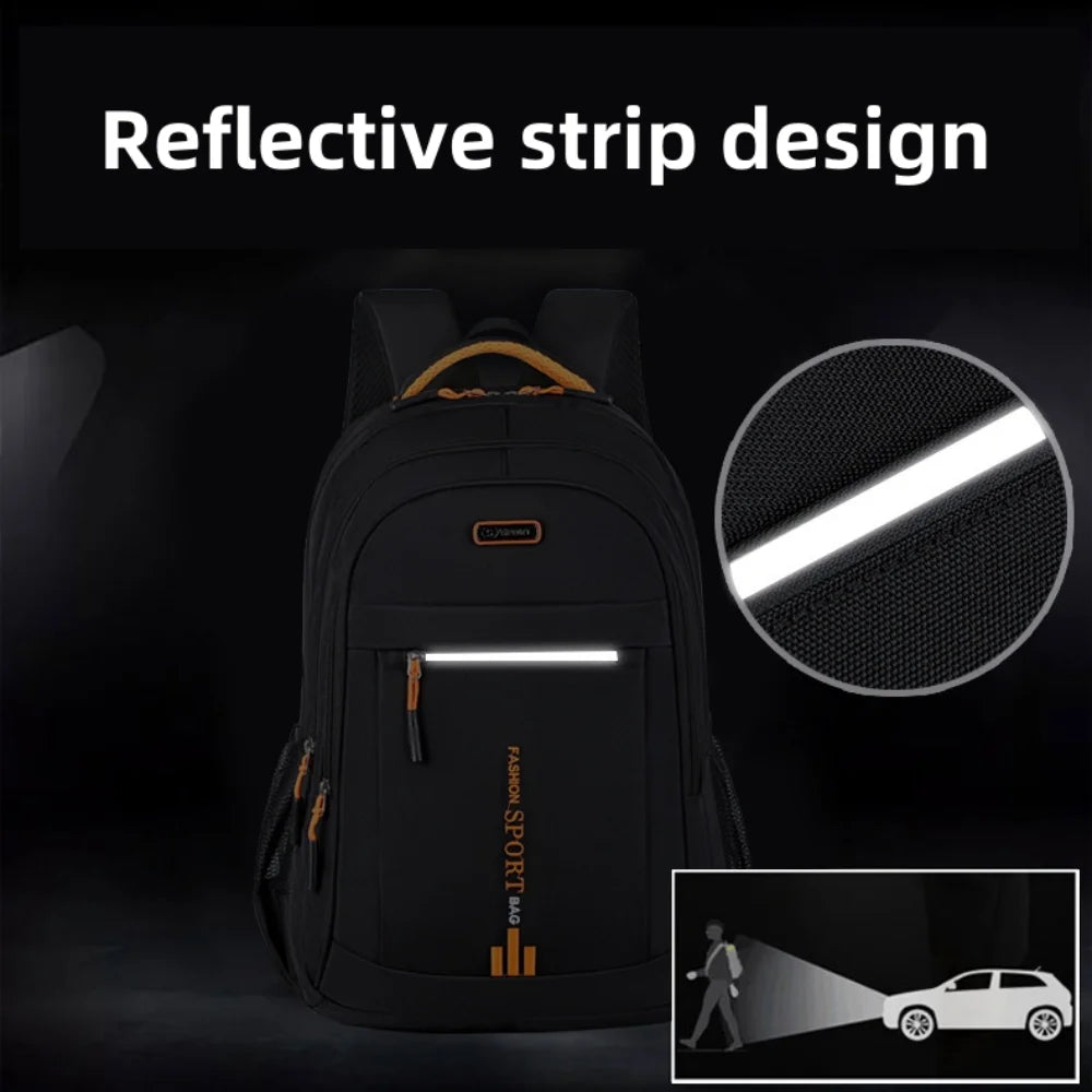 Travel Laptop Backpack for Men and Women Fits 15.6" Laptop, Black