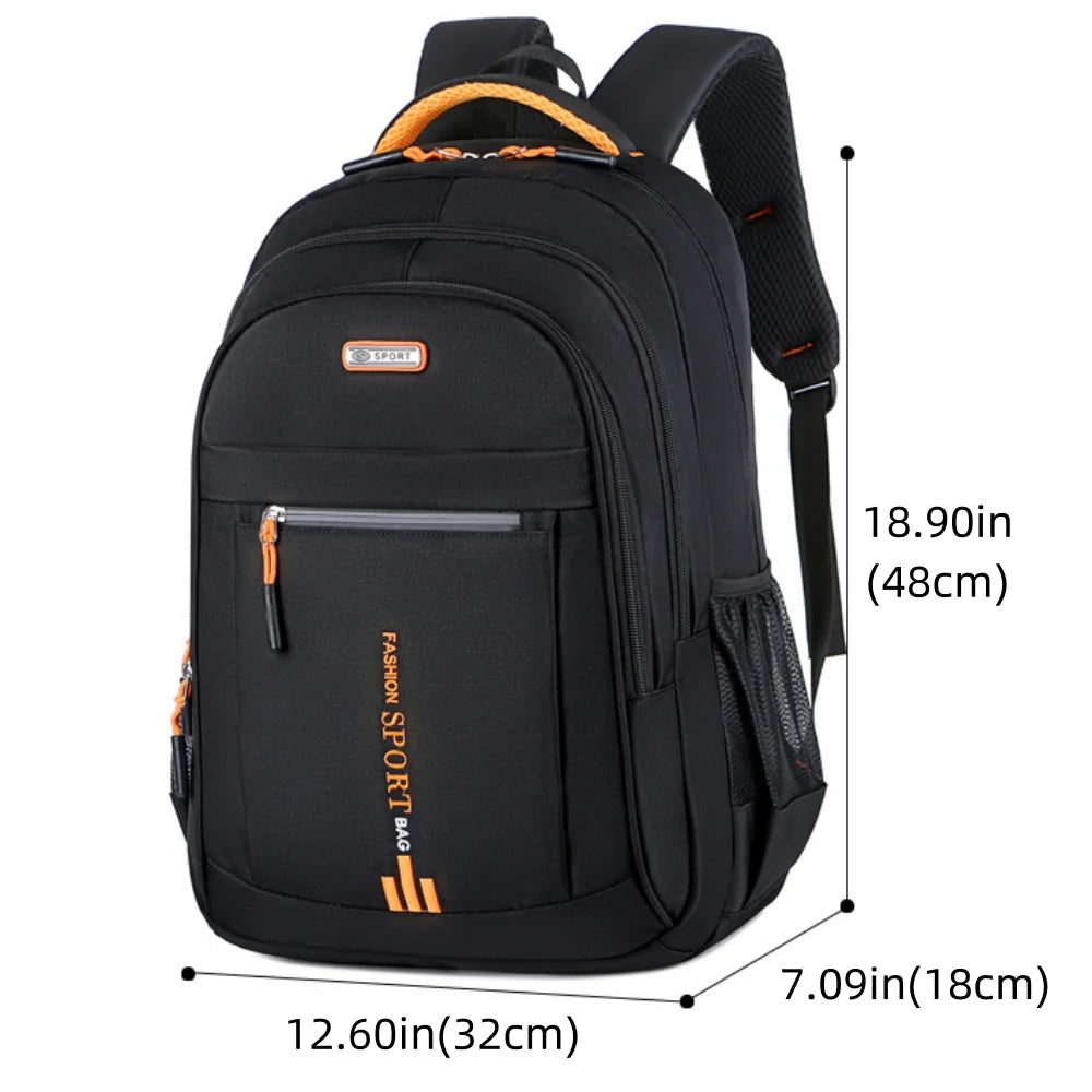 Travel Laptop Backpack for Men and Women Fits 15.6" Laptop, Black