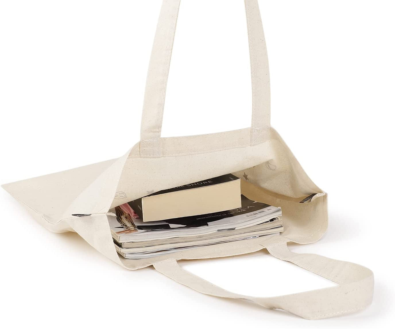 Women's Canvas Travel Tote Bag, Easily Packable