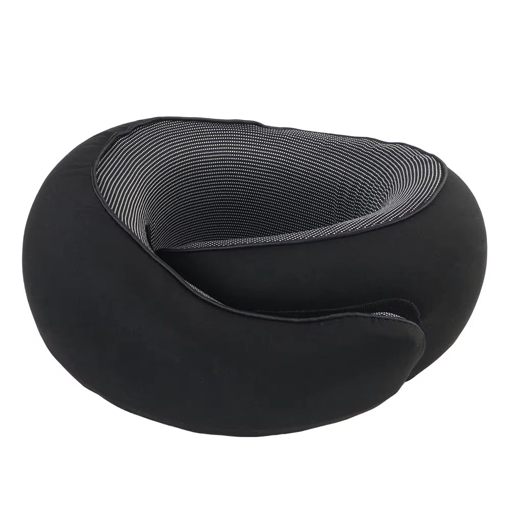 Portable U-Shaped Memory Foam Pillow for Travel and Relaxation Support